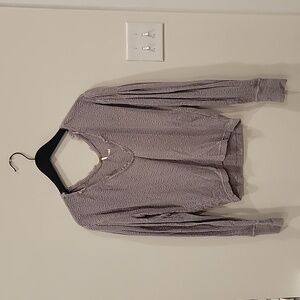 Gray Free People Knitted Shirt